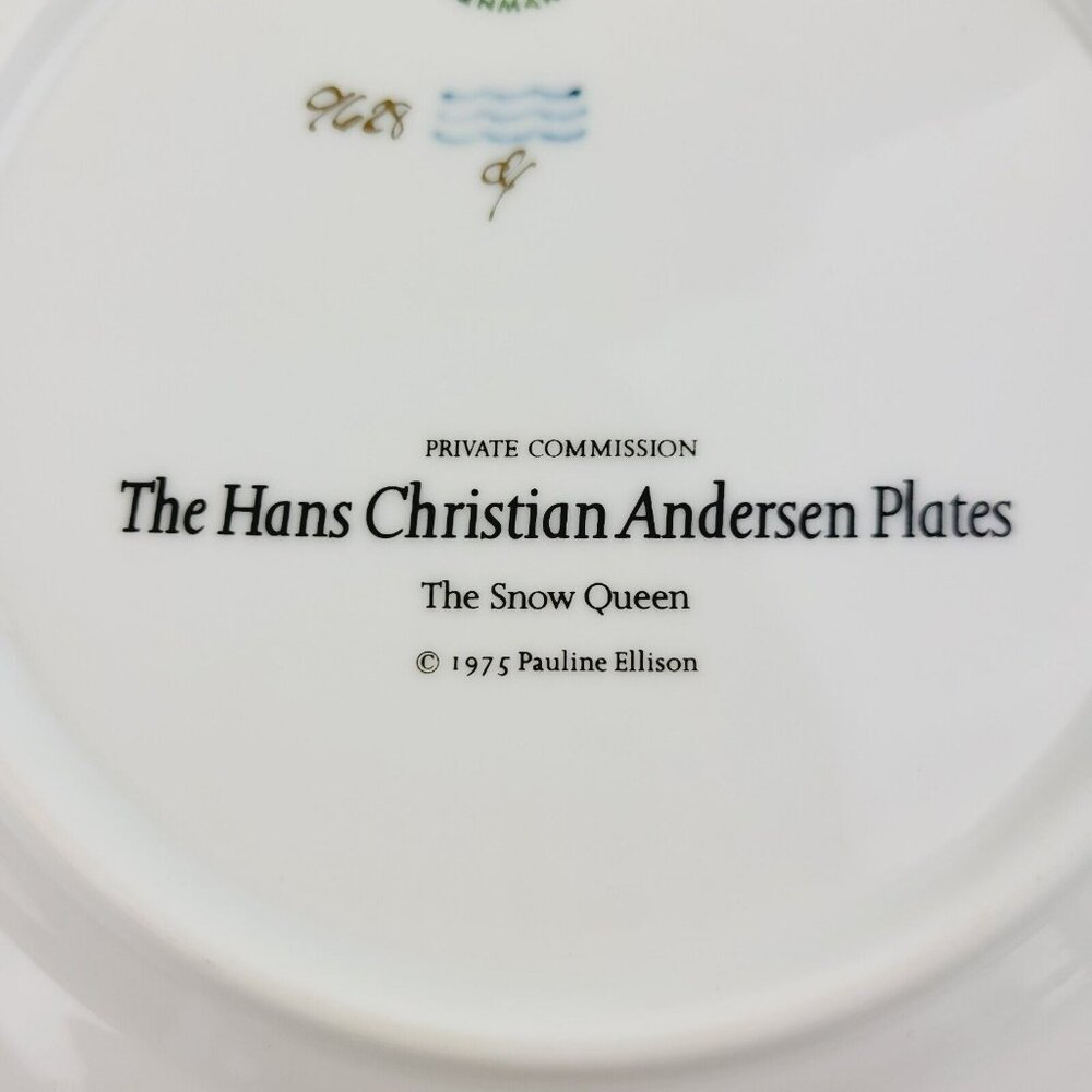 Royal Copenhagen The Snow Queen Hans Christian Andersen Fairy Tale Story Plate - Picture 7 of 9